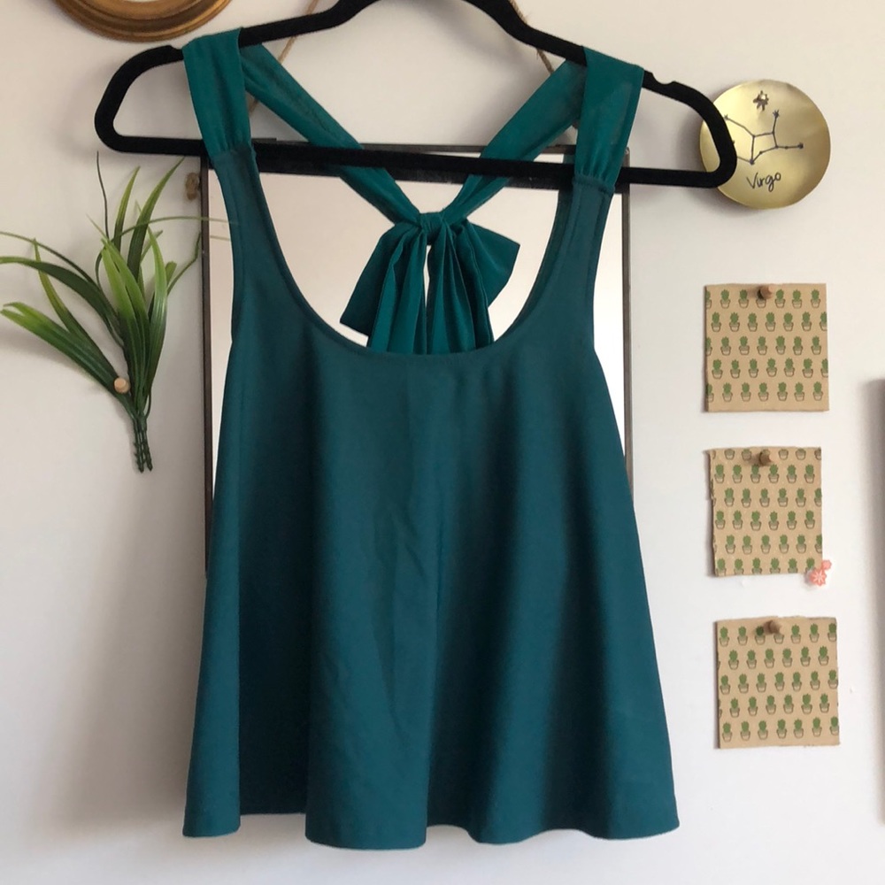 Urban Outfitters Cut Bow Tank